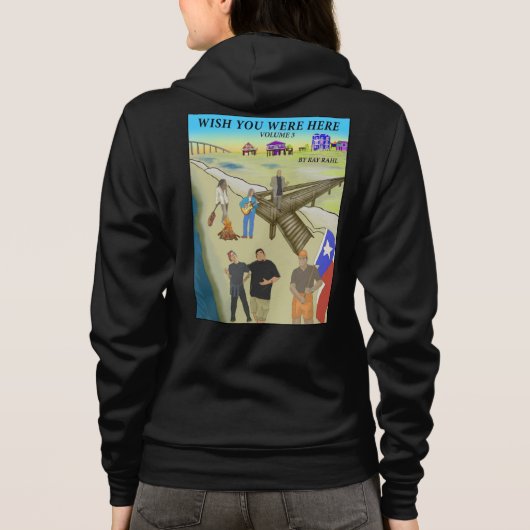 Wish You Were Here 3 Zip-up パーカ (裏面)