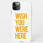 Wish You Were Here  iPhoneケース (裏面)