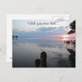 Wish you were Post Card ポストカード (正面/裏面)