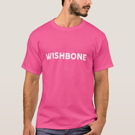 WISHBONE Tシャツの感謝祭を書いたシシンプルャツ Tシャツ (正面)