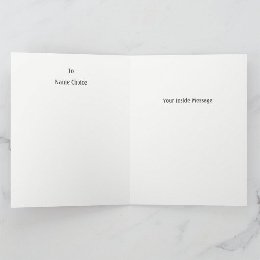 Wishes 最高の  Optician Retierment Card カード (内部)