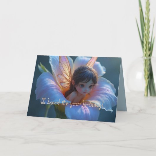 WISHES - BIRTHDAY CARD サンキューカード (正面)