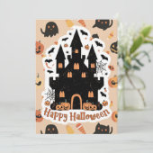 Wishes Custom Happy Halloween シーズンカード (スタンド正面)