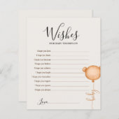 Wishes for ベビーかわいい赤ちゃんシャワーゲーム (正面/裏面)