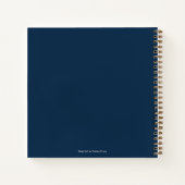 Wishes for Baby Blue Dragon Baby Shower Guest Book ノートブック (裏面)