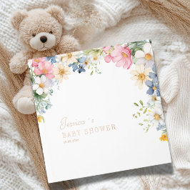 Wishes for Baby! Wildflower, Baby Shower ゲストブック
