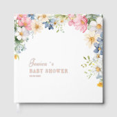 Wishes for Baby! Wildflower, Baby Shower ゲストブック (正面)