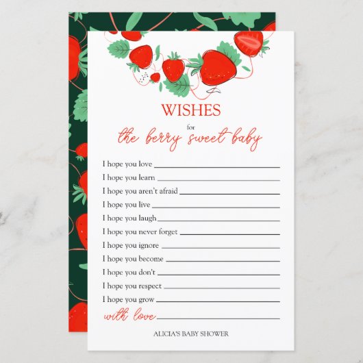 Wishes for the Berry Sweetベビー (正面/裏面)