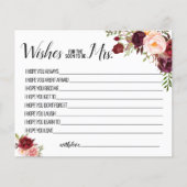 Wishes for the Soon'to Mrs Marsala card (正面)