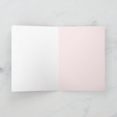 Wishes Just For Youフローラ誕生日カード サンキューカード (内部)