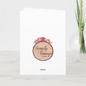 Wishess最高のでのヴィンテージ再生 カード (裏面)