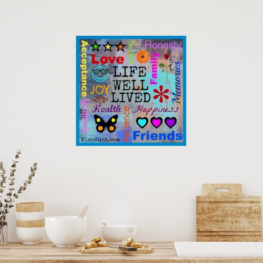 WishHuntによる生感動的活のポスター ポスター (キッチン)