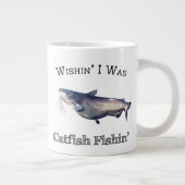 Wishin Iは魚の釣り ジャンボコーヒーマグカップ (右)