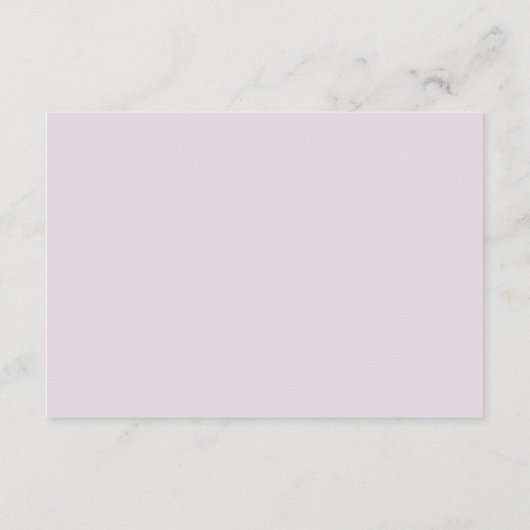 Wishing エレガント Wellのエンク結婚ロージャカード エンクロージャーカード (裏面)