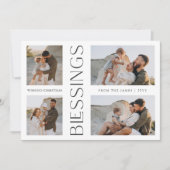 Wishing Christmas恵み4枚 シーズンカード (正面)