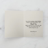 Wishing Peace & Joy Corporate Happy Holidays Card シーズンカード (内部)