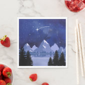 Wishing Star Night Sky スタンダードランチョンナプキン (インサイチュ)