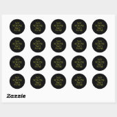 Wishing Start ストップ Doing Sticker2 ラウンドシール (シート)