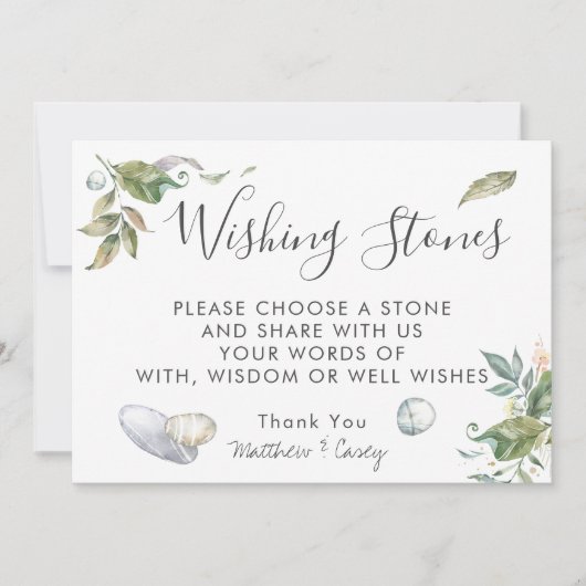Wishing Stones 結婚's Guestbook Sign (正面)