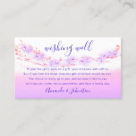 Wishing Well結婚's Dollar Gift Money Pink Blue 名刺<br><div class="desc">Wishing Well Info Enclosure Card新しい繊細で単純にファッショナブルなコレクションもっとカスタマイゼーションのため結婚に、新しいアイディアは私にメールを送信してください特別な時間を持つ！フィレンツェKデザイン</div>