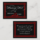 "Wishing Well"キャッシュギフト要求カード エンクロージャーカード (正面/裏面)