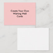 Wishing Well Cards Pinkを作成する エンクロージャーカード (正面/裏面)