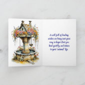 WISHING WELL GET CARD サンキューカード (内部)