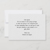 Wishing Well Message 結婚のエンクロージャカード ノートカード (正面)