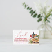 Wishing Well Thatはアモーアブライダルシャワー エンクロージャーカード (スタンド正面)