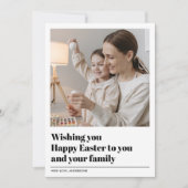 Wishing Youハッピーイースター |写真のギフト (正面)