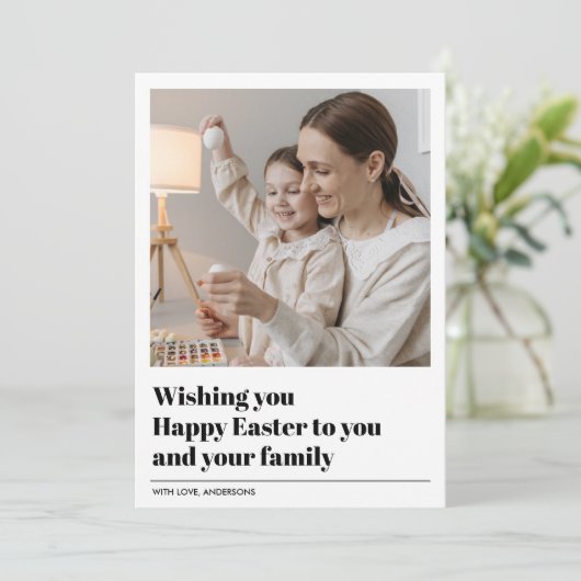 Wishing Youハッピーイースター |写真のギフト (スタンド正面)