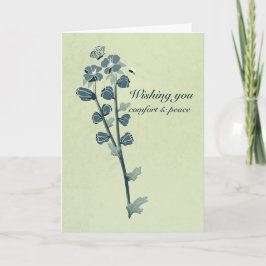 Wishing You心地よいと平和悔やみや弔慰カード カード