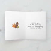 Wishing You恵みof Thanks カード (内部)