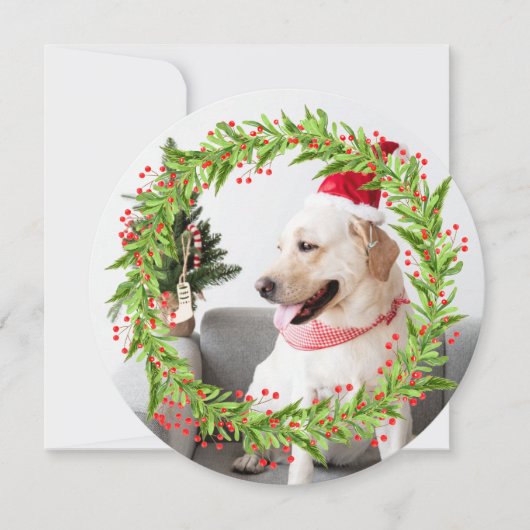 Wishing You 最高の the Holiday Season Round Photo (正面)