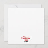 Wishing You Aハッピーイースターバニーカード シーズンカード (裏面)