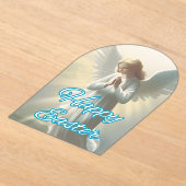 Wishing You aハッピーイースター アクリル招待状 (レイダウン)