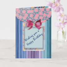 Wishing You Aハッピーバースデースクラップブックカード