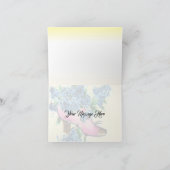 Wishing You Aハッピーバースデーヴィンテージ ビクトリアン カード (内部)