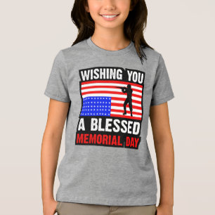 Wishing You A 賛美メモリアルデー-62237 トライブレンドTシャツ