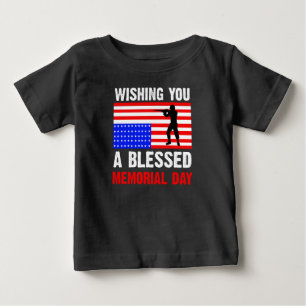 Wishing You A 賛美メモリアルデー-62237 ベビーTシャツ