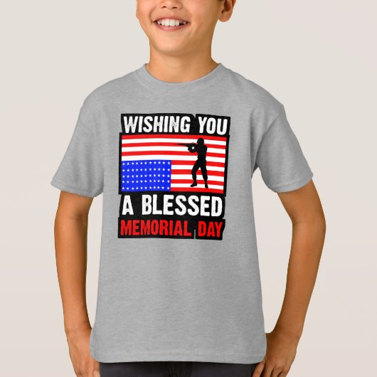 Wishing You A 賛美メモリアルデー-62237 Tシャツ (正面)