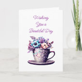Wishing you a beautiful Day カード (正面)