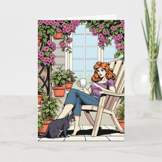 Wishing you a beautiful Day | 友情 カード (正面)