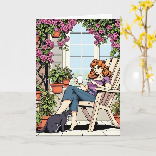 Wishing you a beautiful Day | 友情 カード (黄色い花)