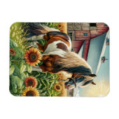 Wishing you a beautiful Day Friend | かわいらし馬 マグネット (横)