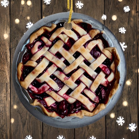 Wishing you a Berryメリークリスマス |食おもしろい物パン セラミックオーナメント