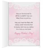 Wishing you a Blessed & Happy Mother's Day Bouquet (内側 (右))