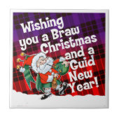 Wishing you a Brawクリスマス タイル (正面)