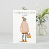Wishing you a cozy Advent season サンキューカード (スタンド正面)