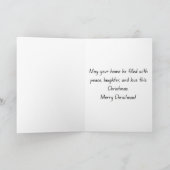 Wishing You a Cozy Christmas Folded Greeting Card カード (内部)
